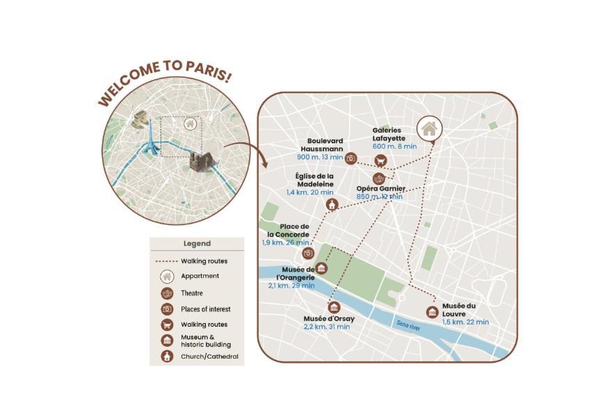 L'oree De Garnier I 1br I 10 Min From Opera Appartamento Parigi
